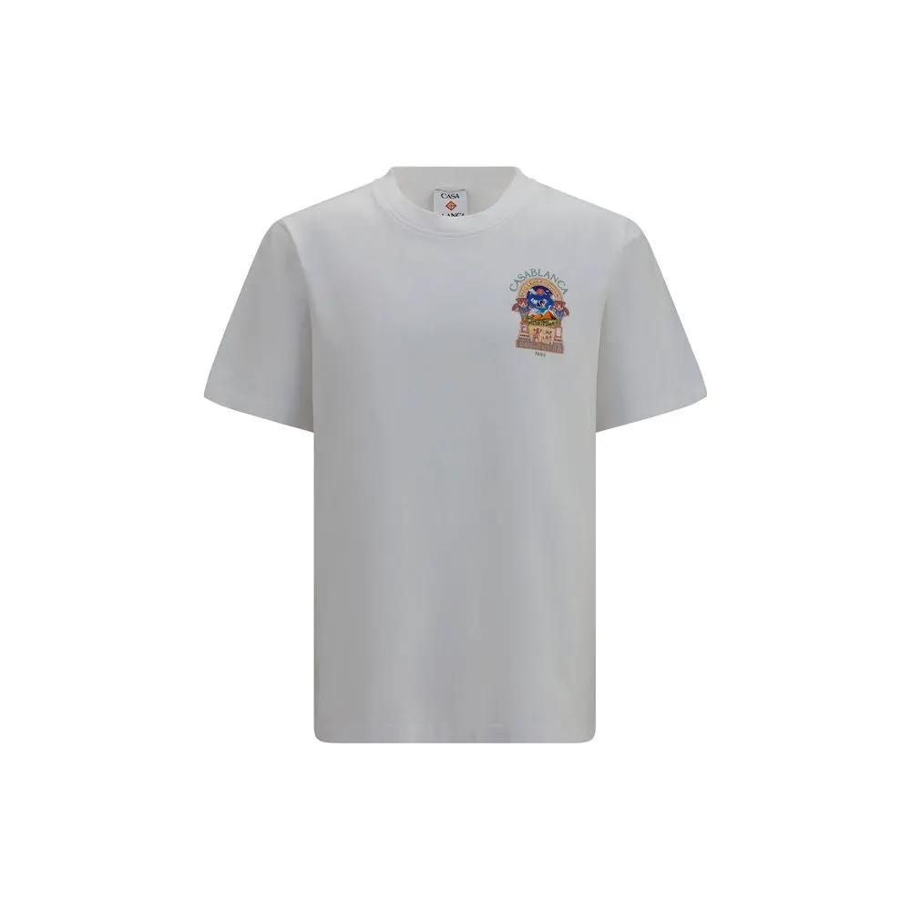 Casablanca Casablanca White Cotton T-Shirt