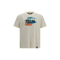 Palm Angels Palm Angels Beige Cotton T-Shirt