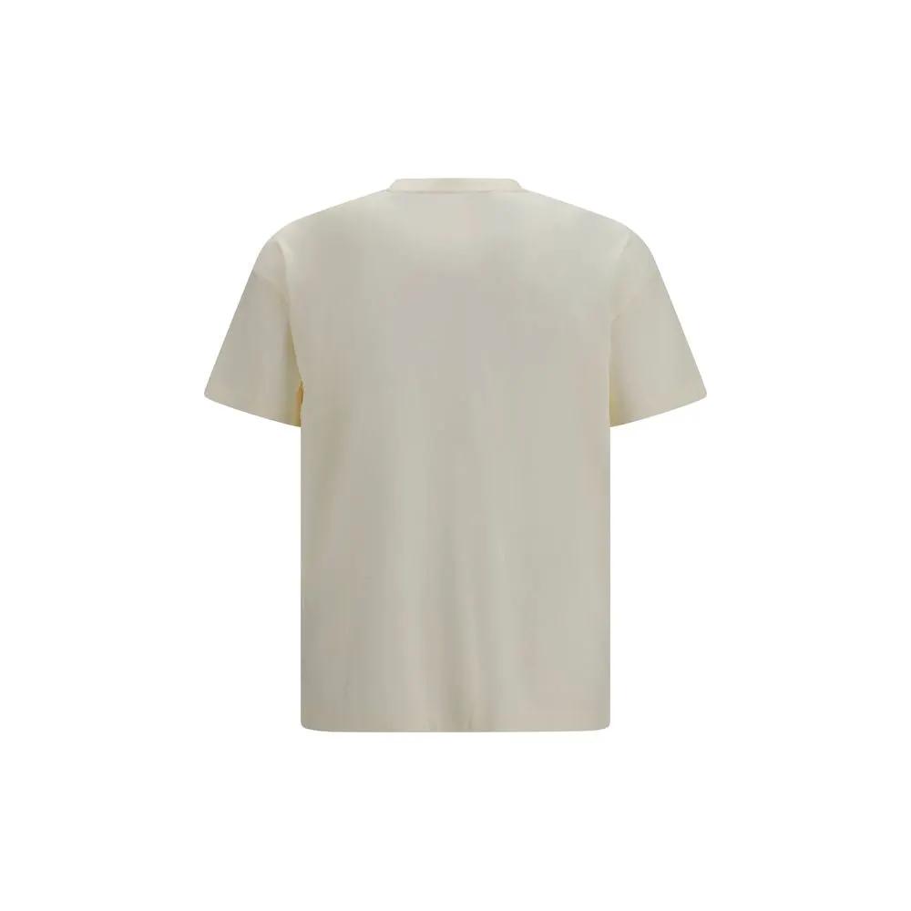 Palm Angels Palm Angels Beige Cotton T-Shirt