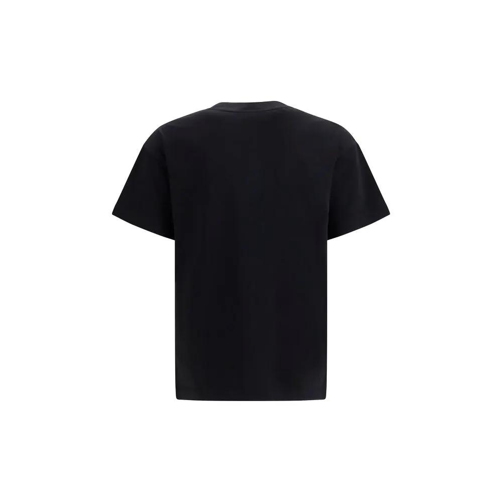Palm Angels Palm Angels Black Cotton T-Shirt