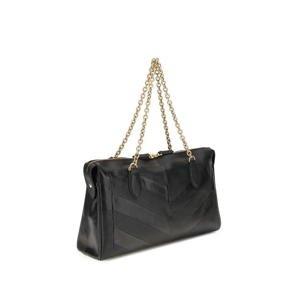 Valentino Garavani Valentino Garavani Black Lamb Ovis Aries Aries Shoulder Bag