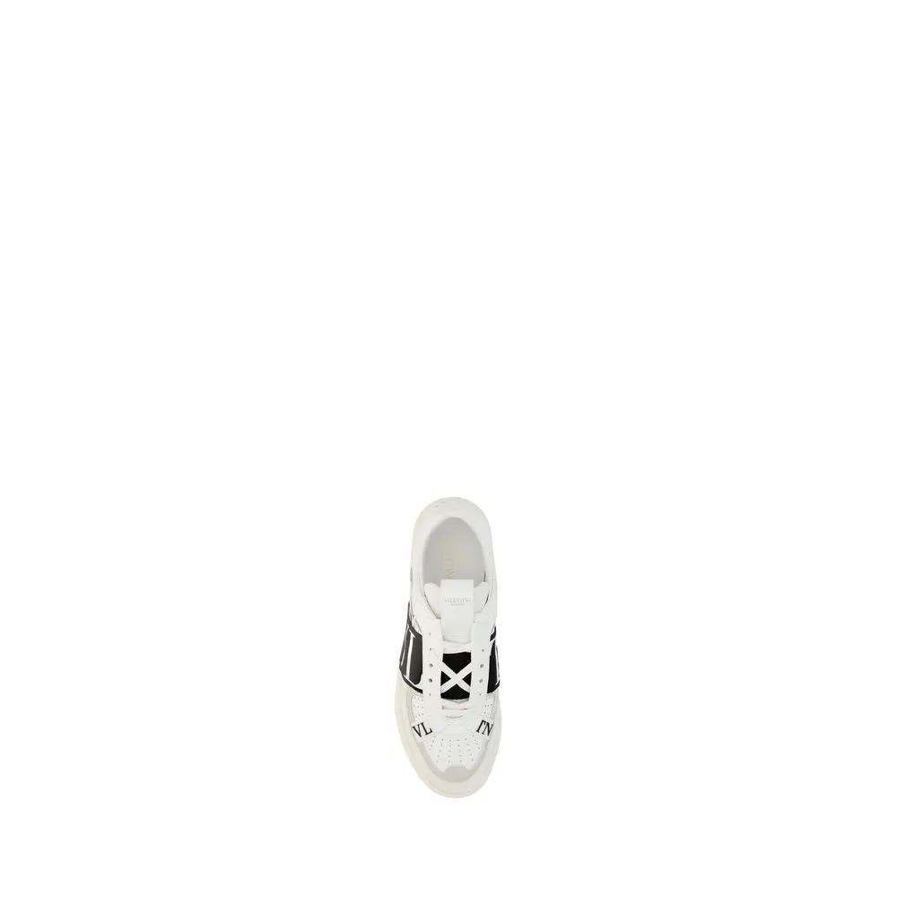 Valentino Garavani Valentino Garavani White Calf Leather Bos Taurus Athletic Sneakers