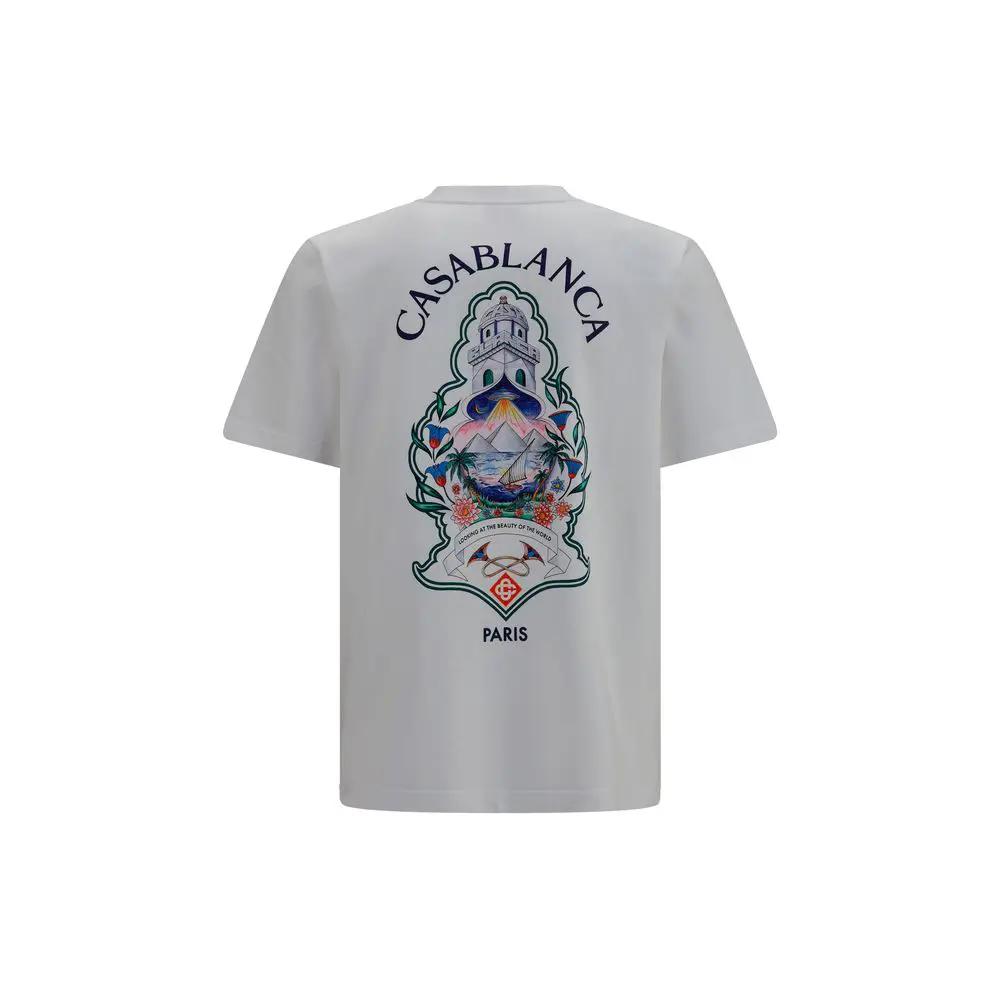 Casablanca Casablanca White Cotton T-Shirt