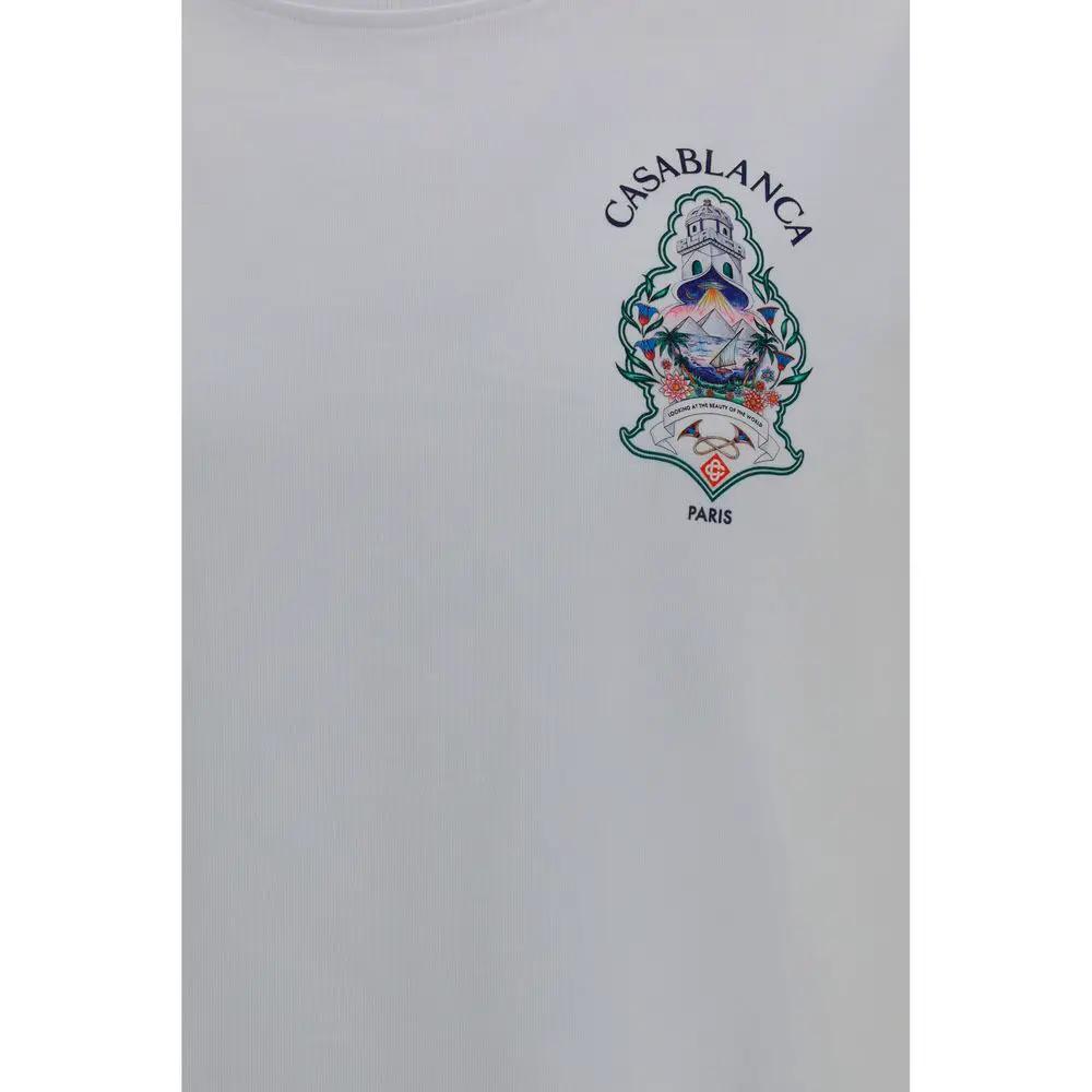 Casablanca Casablanca White Cotton T-Shirt