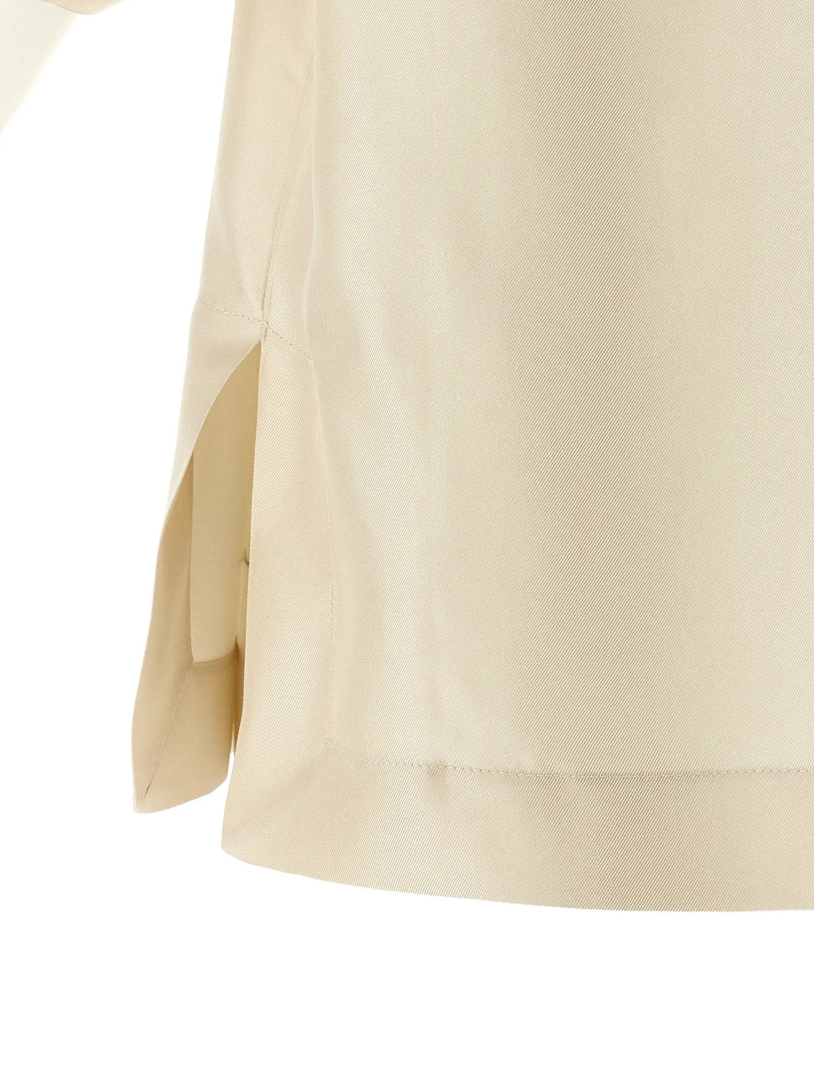 Loulou De Saison Beige Silk Blouse