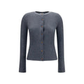 Burberry Burberry Gray Cashmere Cardigan
