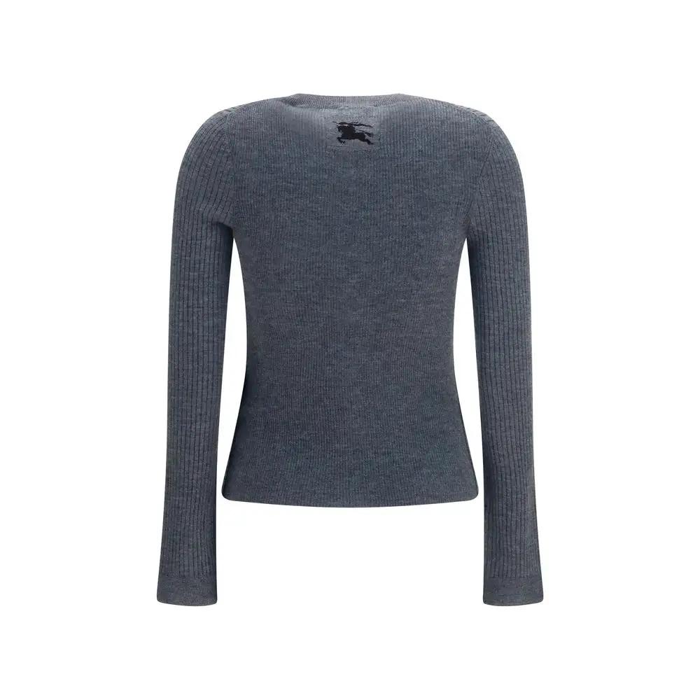 Burberry Burberry Gray Cashmere Cardigan