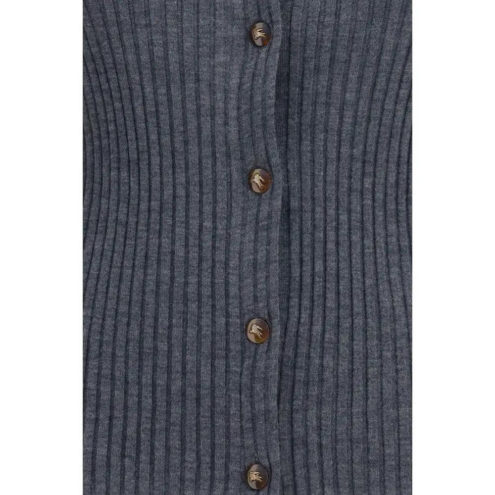 Burberry Burberry Gray Cashmere Cardigan