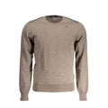 K-WAY Brown Wool Men's Sweater
