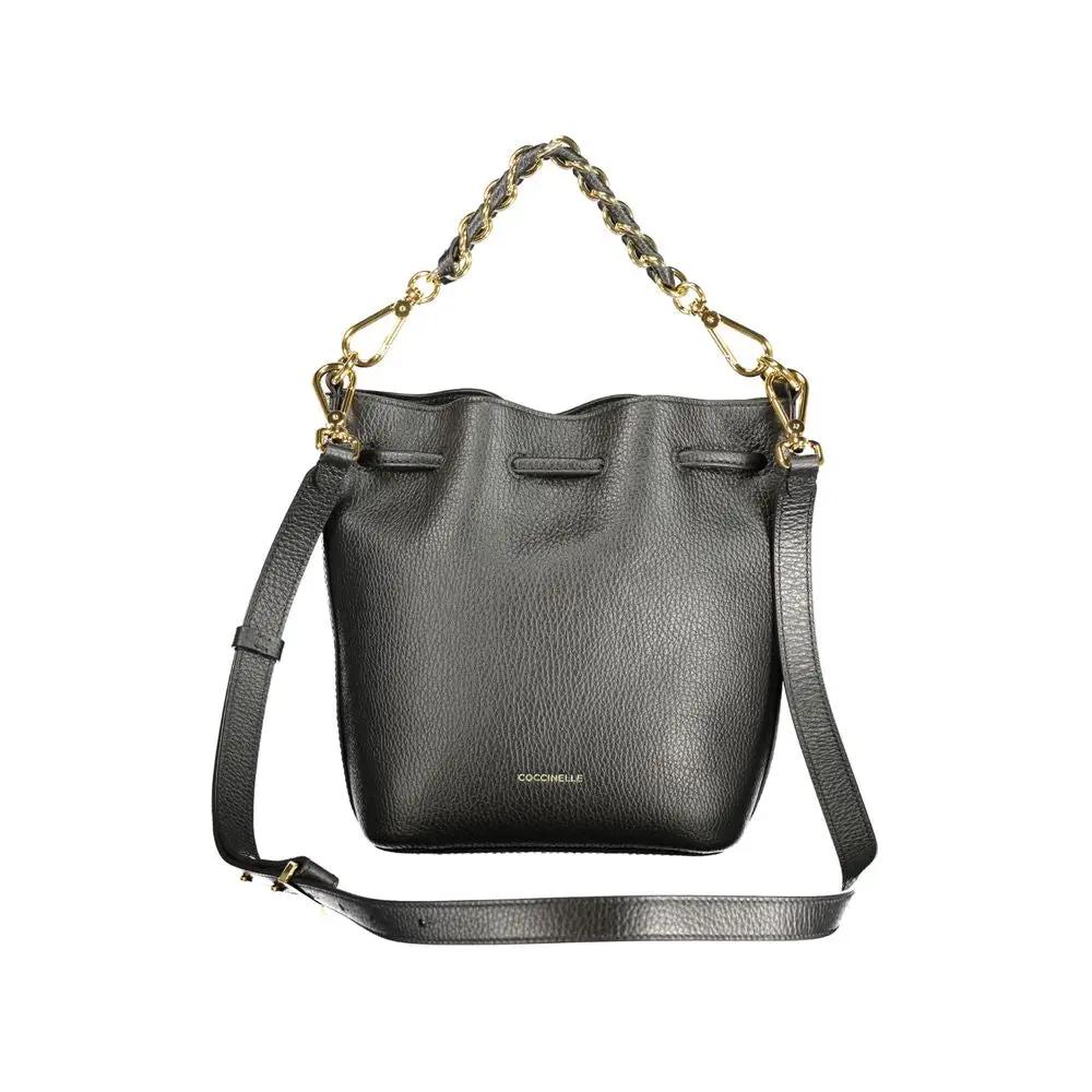 Coccinelle Black Leather Womens Bag
