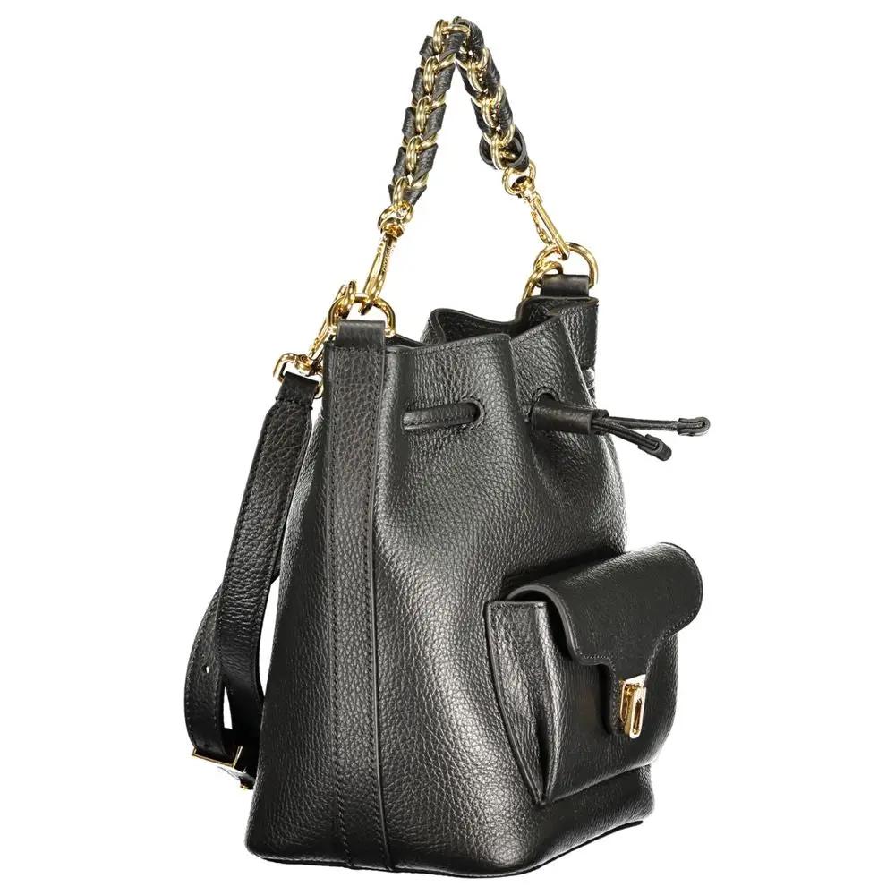 Coccinelle Black Leather Womens Bag