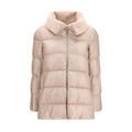 Herno Beige Goose Down Full-Length Jacket