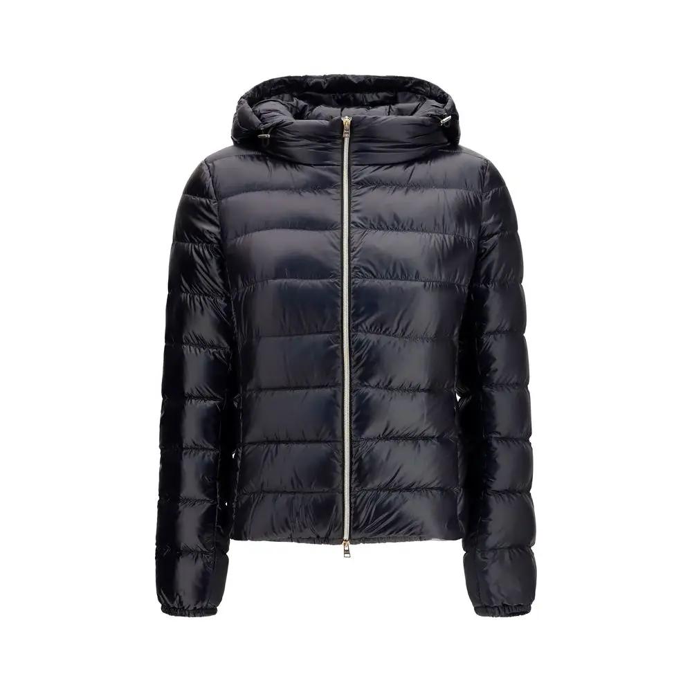 Herno Black Polyamide Full-Length Jacket