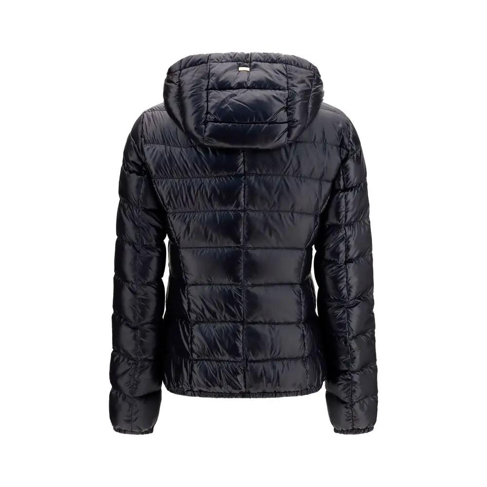Herno Black Polyamide Full-Length Jacket