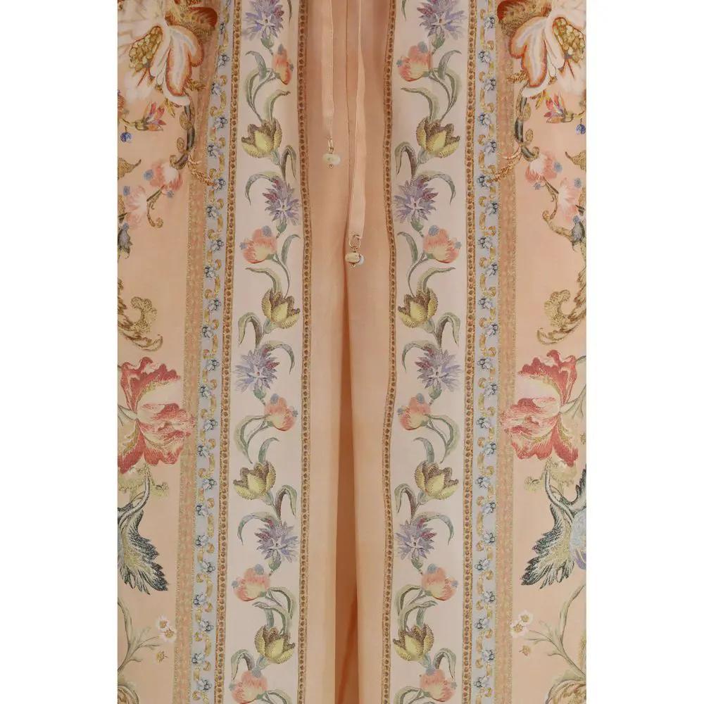 Zimmermann Multicolor Silk Casual Pants