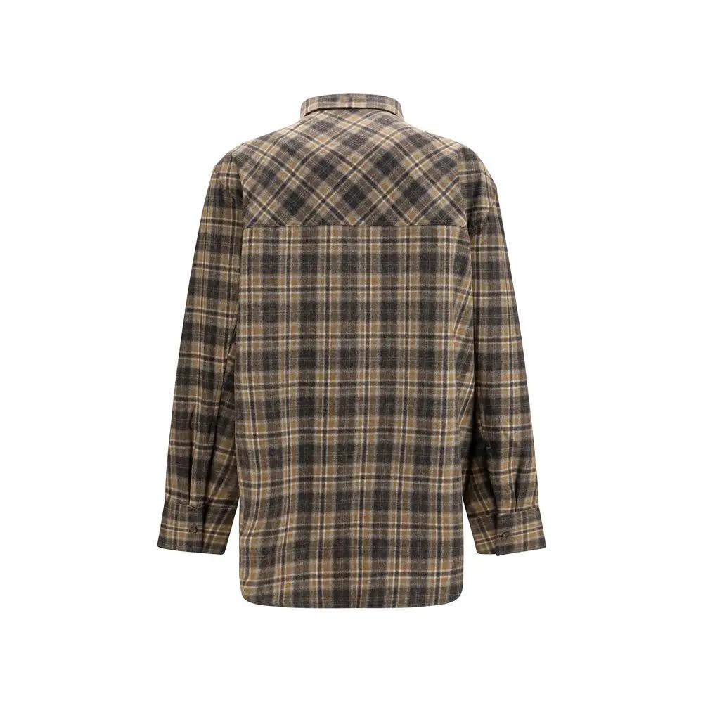 Rohe Multicolor Wool Oves Aries Pattern Shirt