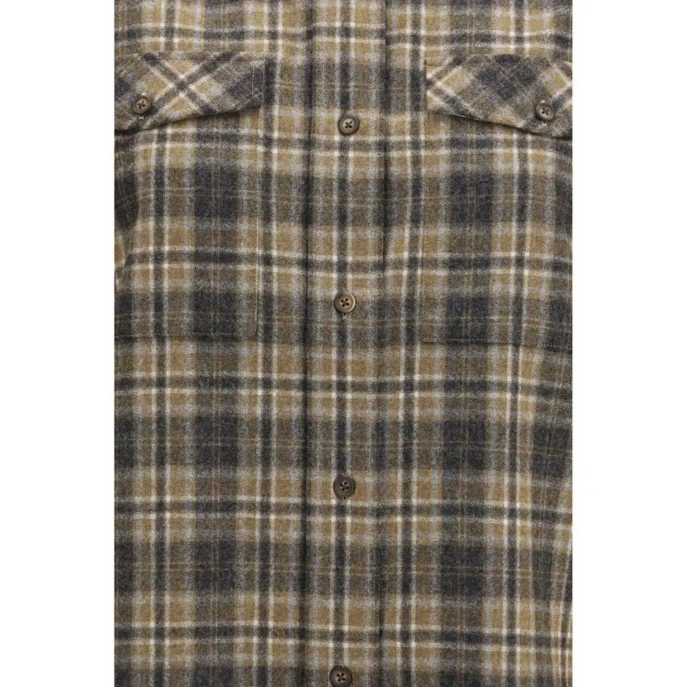Rohe Multicolor Wool Oves Aries Pattern Shirt
