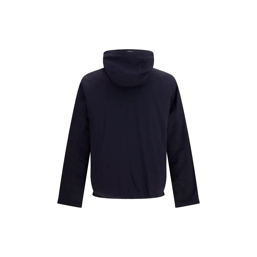 Herno Blue Goose Down Full-Length Jacket
