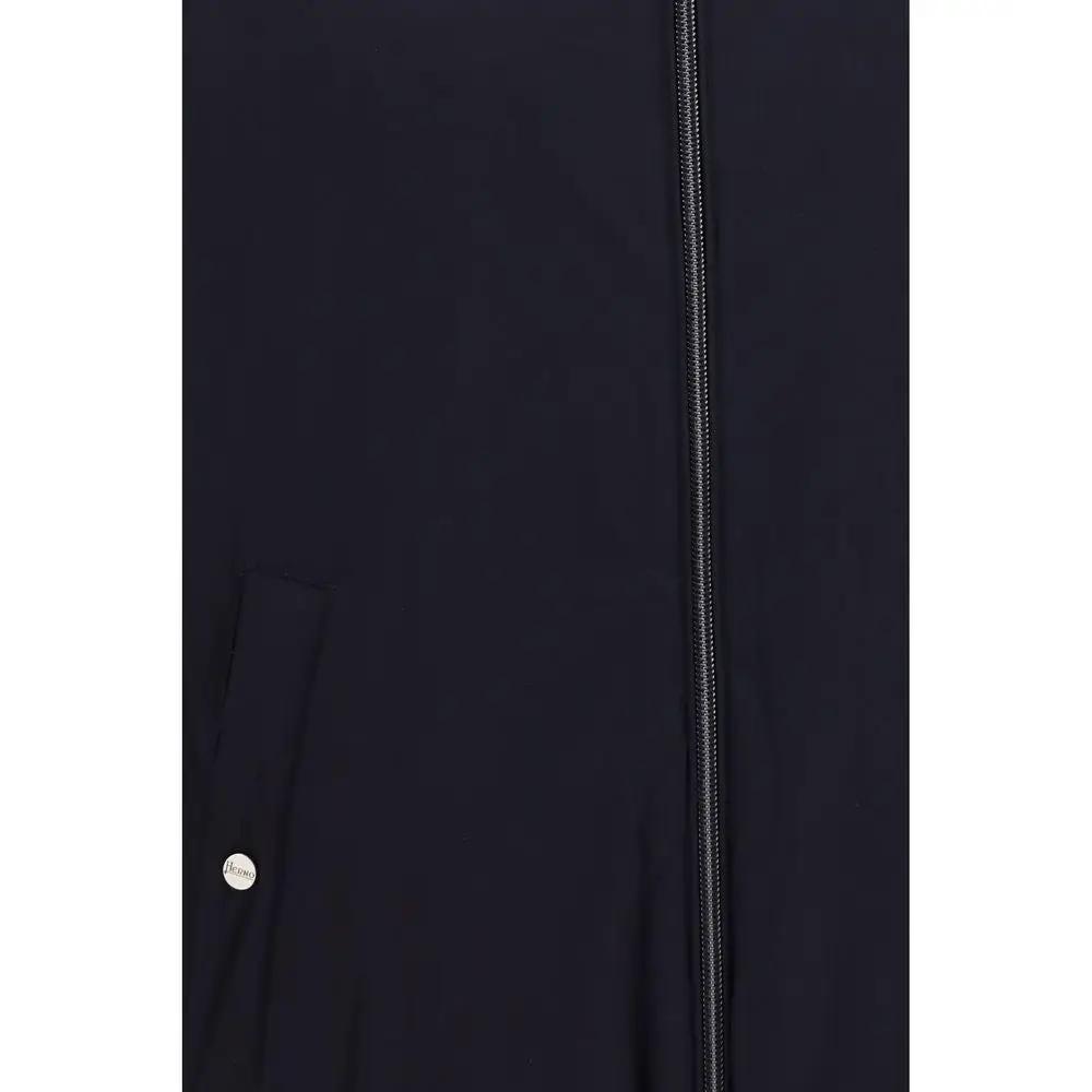 Herno Blue Goose Down Full-Length Jacket