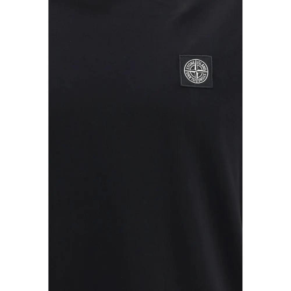Stone Island Black Cotton T-Shirt