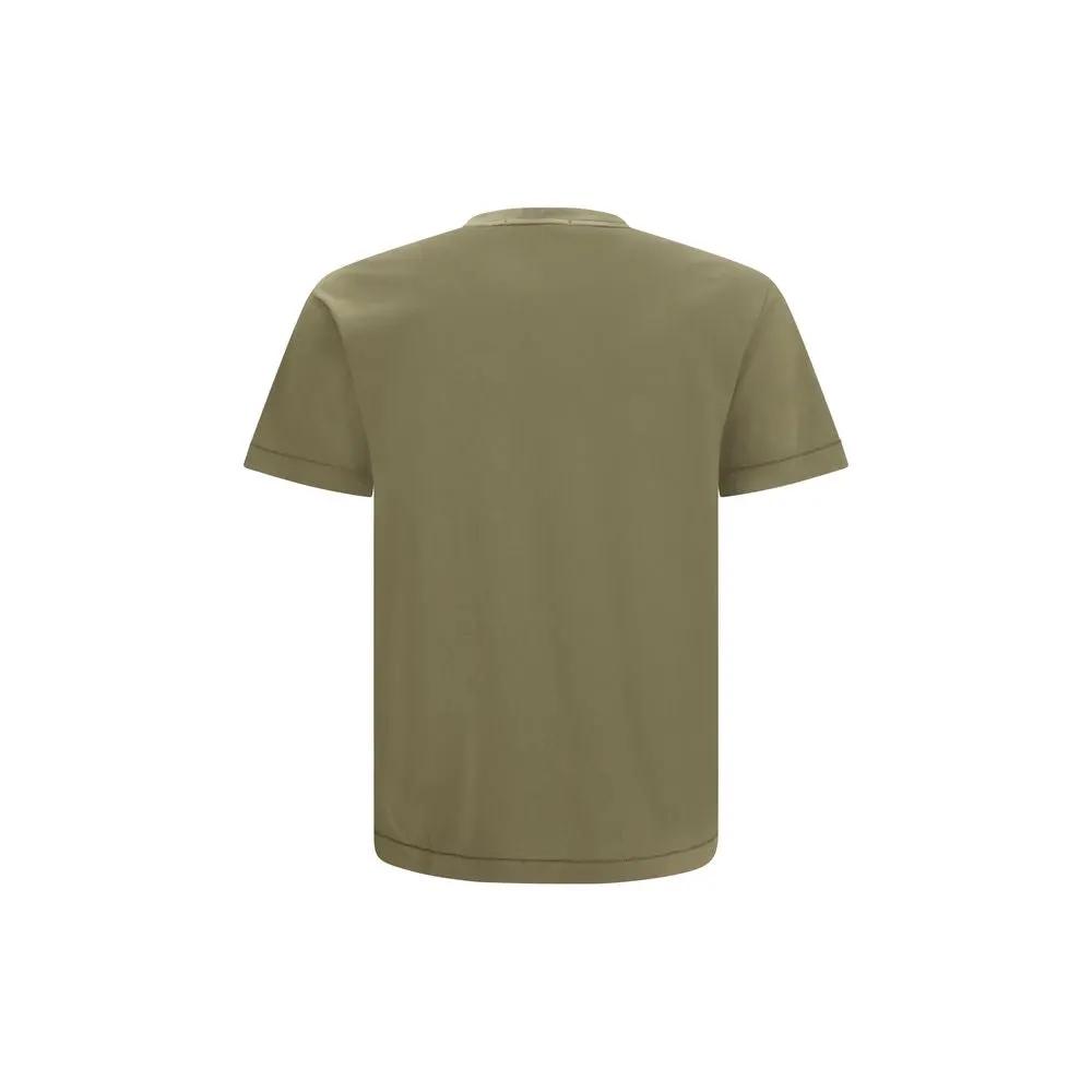 Stone Island Bicolor Cotton T-Shirt