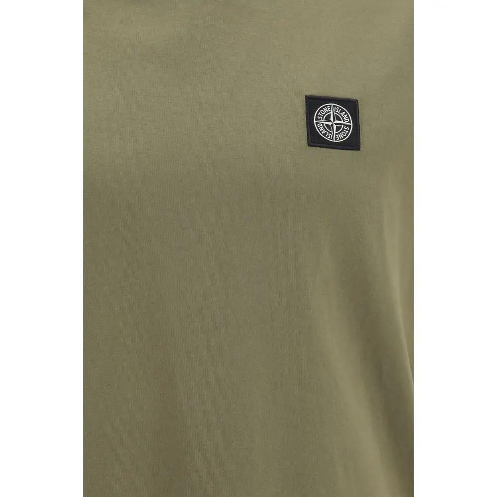 Stone Island Bicolor Cotton T-Shirt
