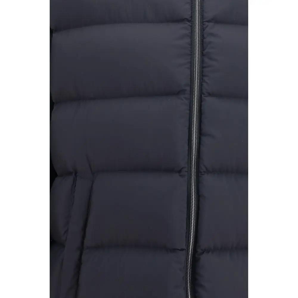 Herno Black Polyamide Full-Length Jacket