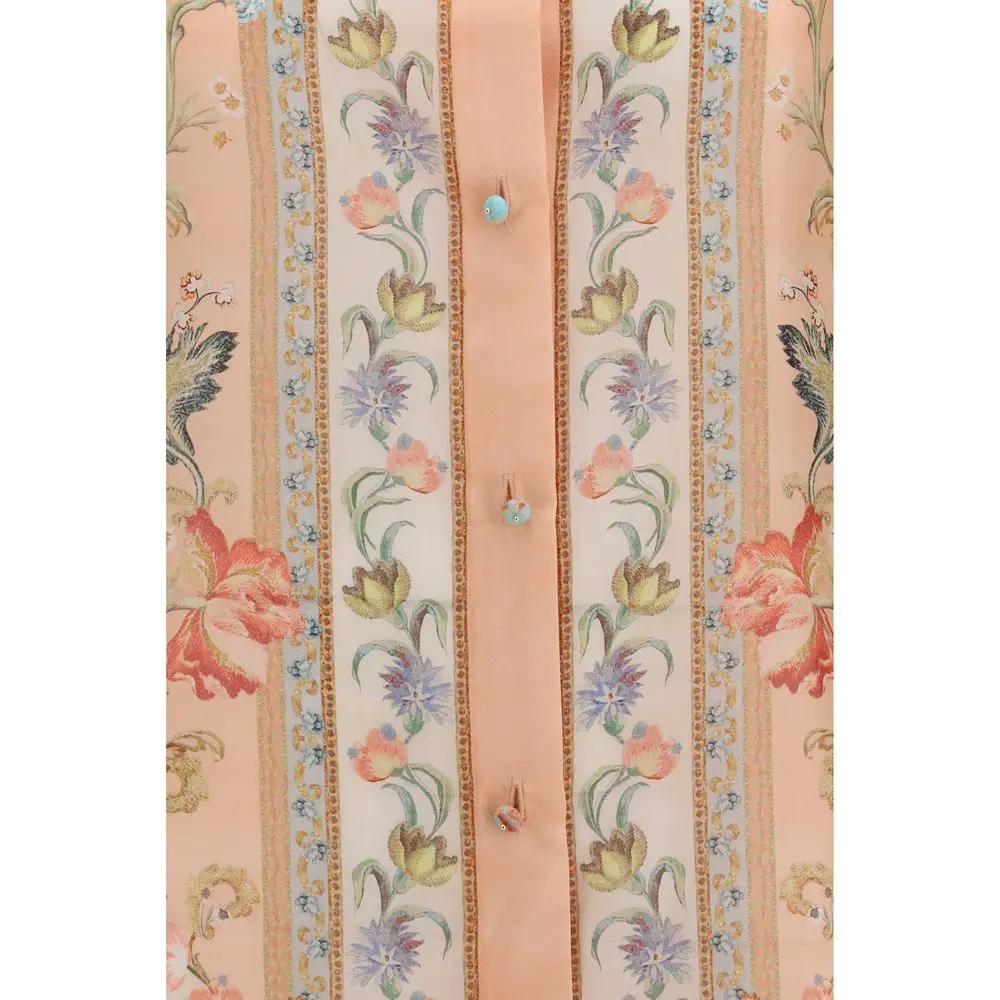 Zimmermann Multicolor Silk Pattern Shirt
