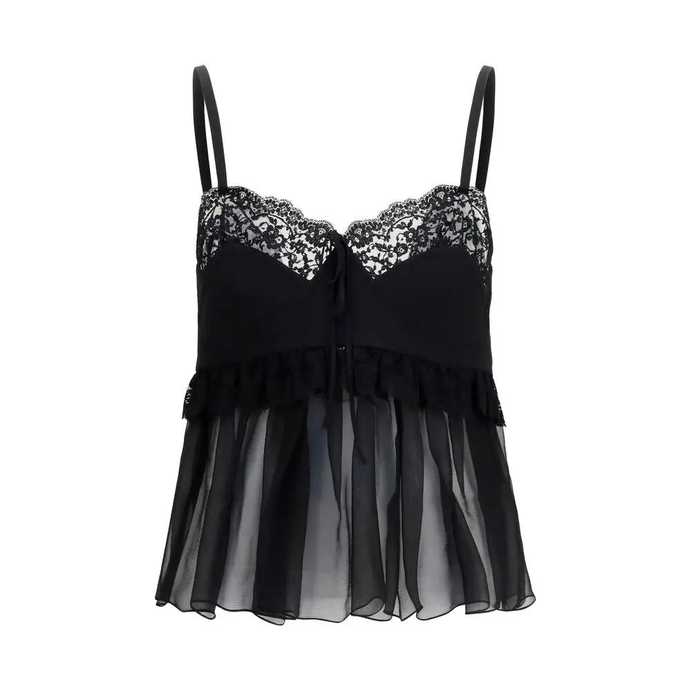 Chloé Black Silk Blouse