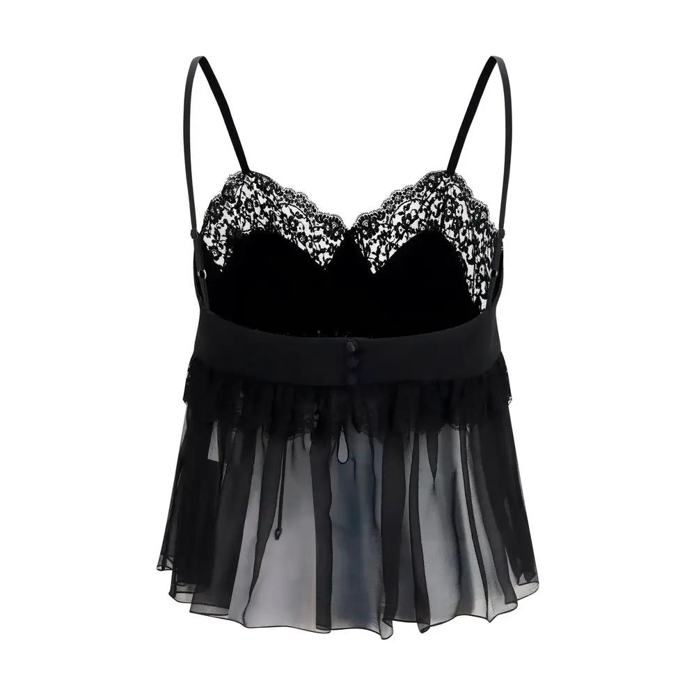 Chloé Black Silk Blouse