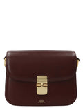 A.P.C. Bordeaux Cowhide Crossbody Bag
