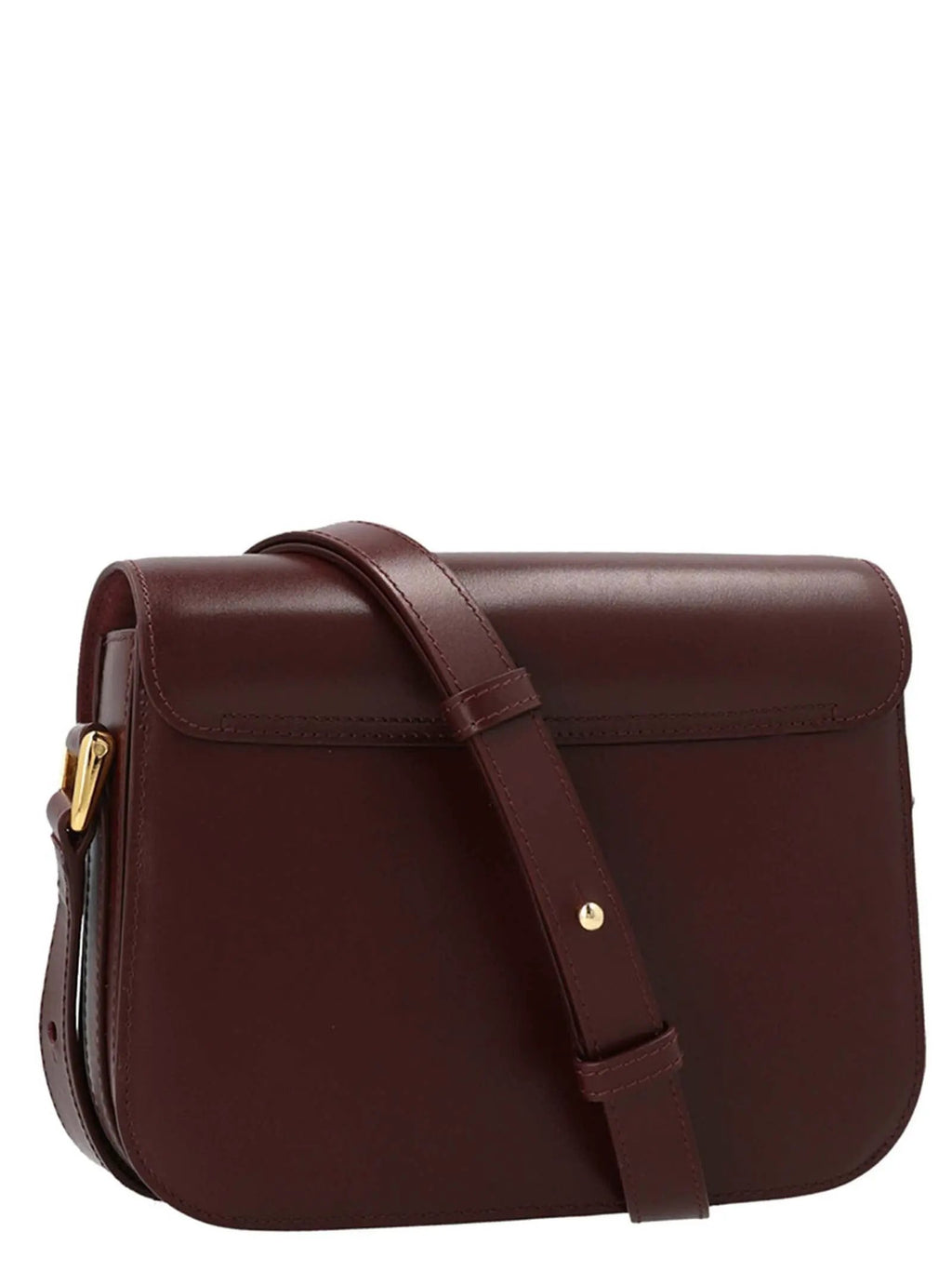 A.P.C. Bordeaux Cowhide Crossbody Bag