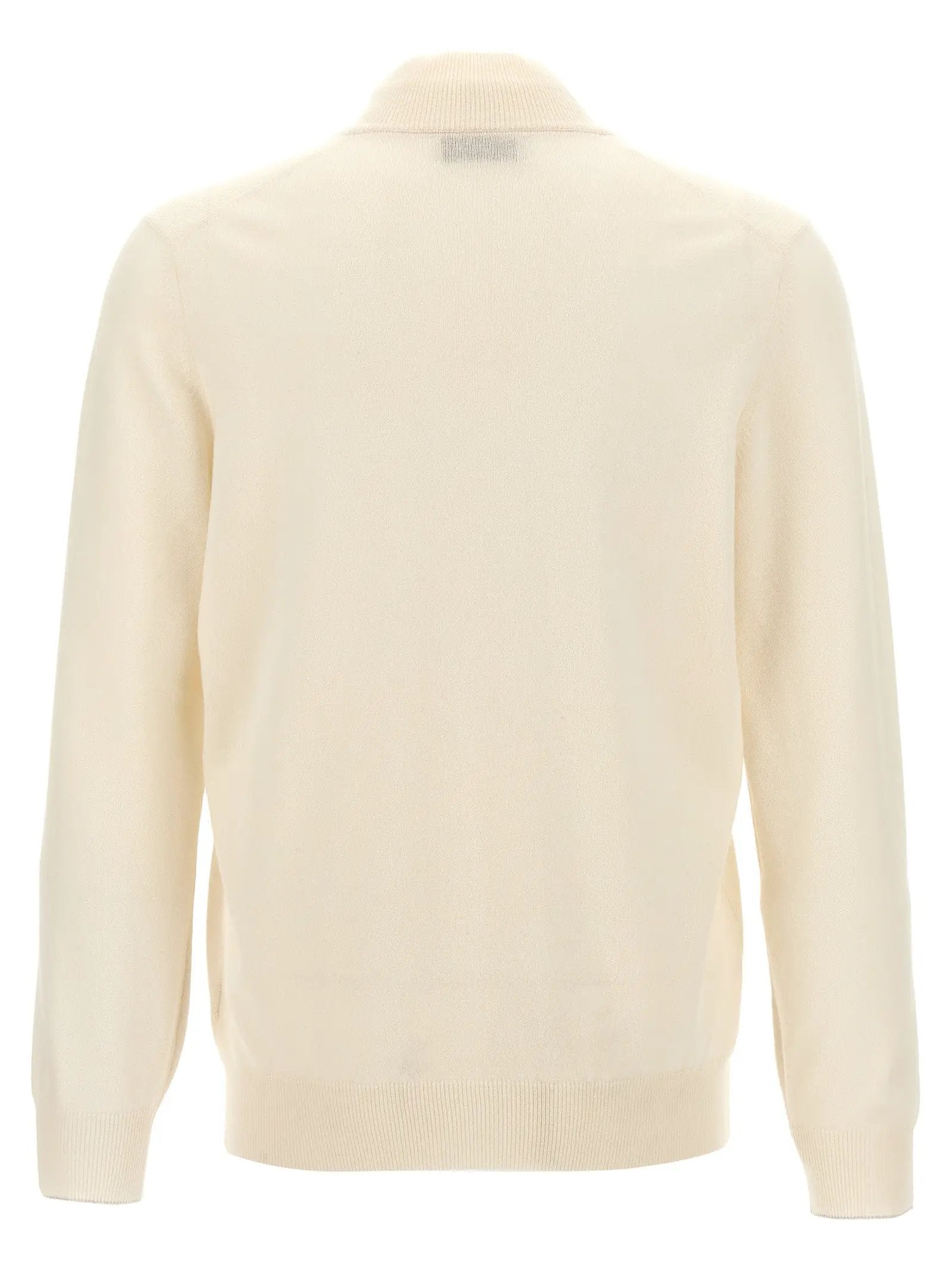 Brunello Cucinelli White Cashmere Cardigan