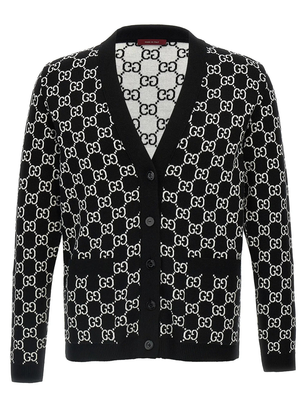 Gucci Bicolor Wool Cardigan