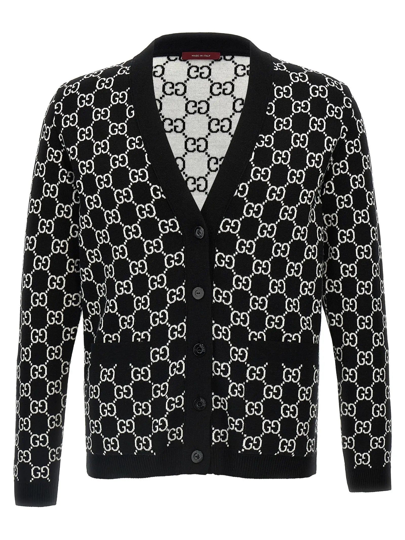 Gucci Bicolor Wool Cardigan
