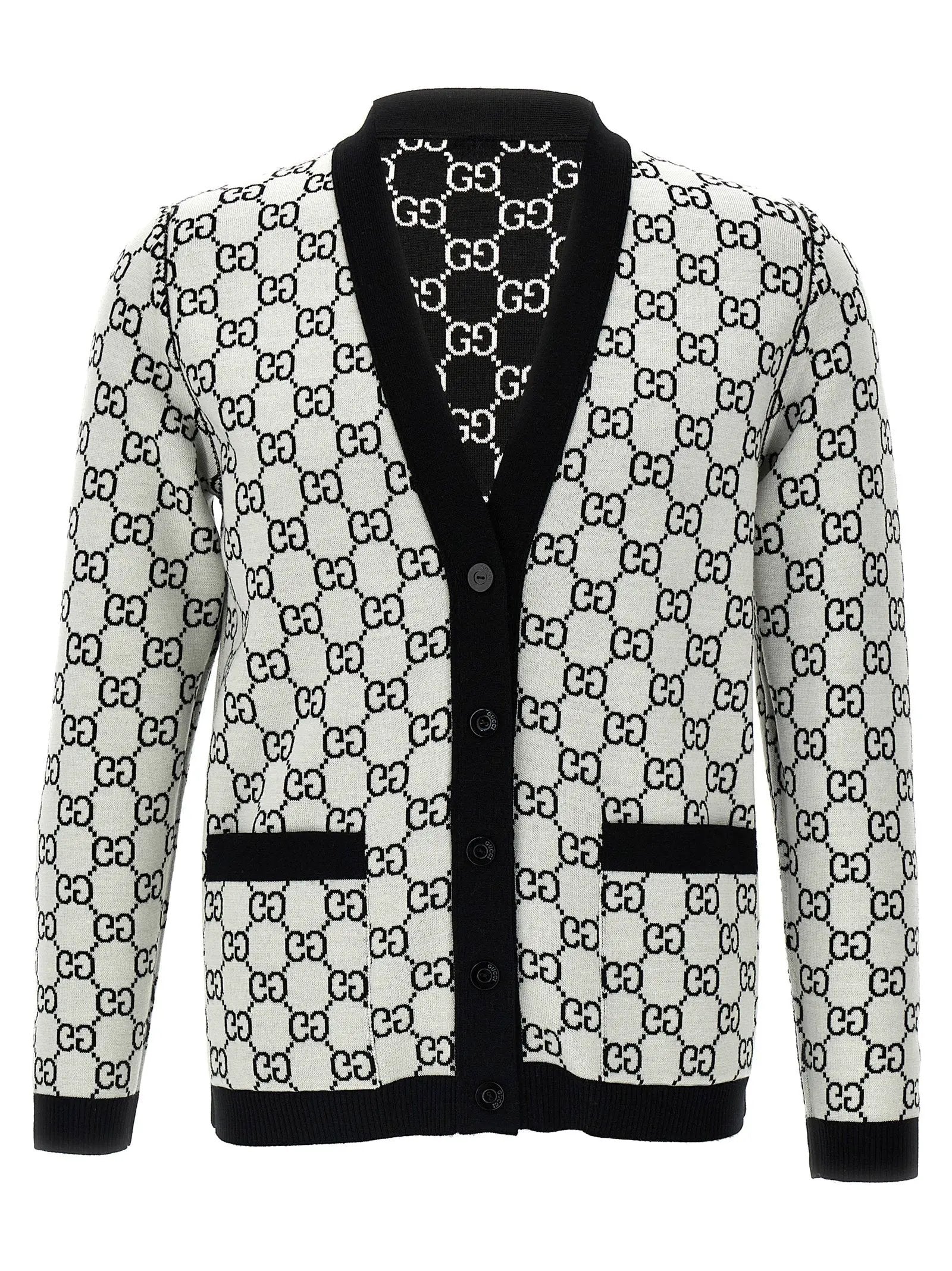 Gucci Bicolor Wool Cardigan