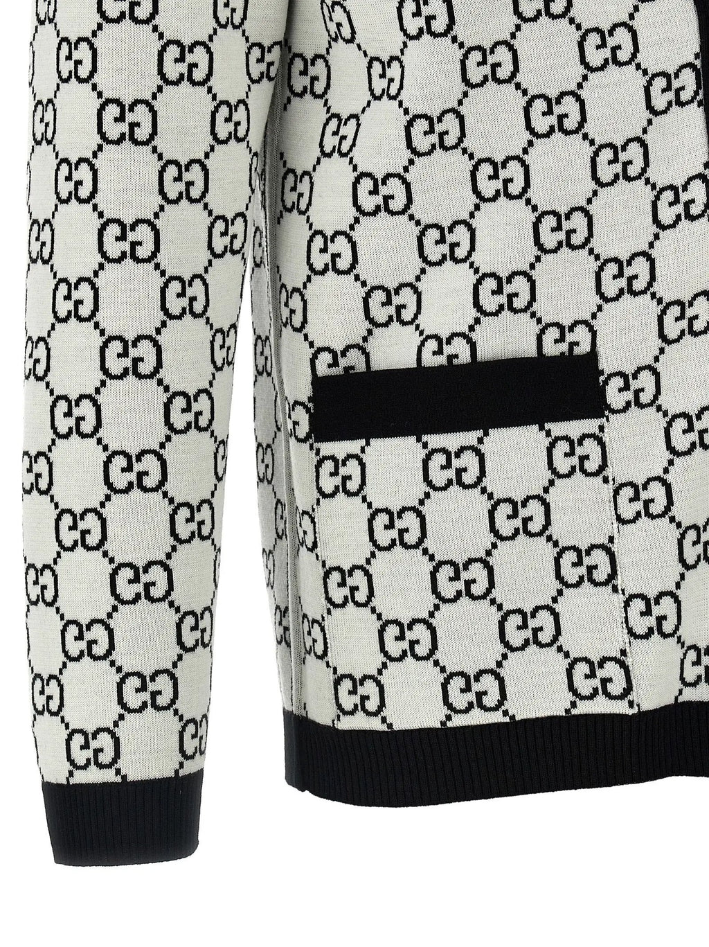 Gucci Bicolor Wool Cardigan
