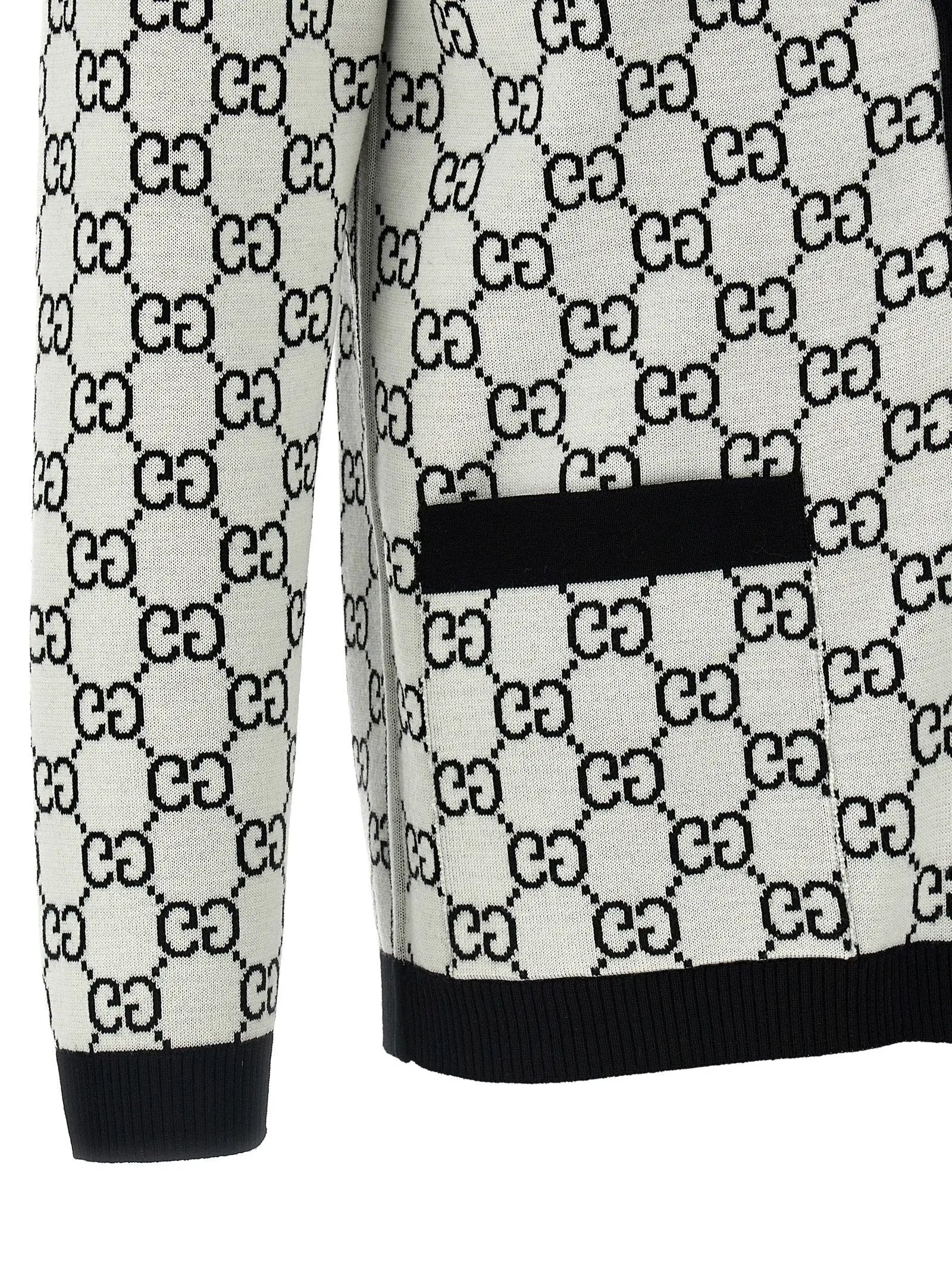 Gucci Bicolor Wool Cardigan
