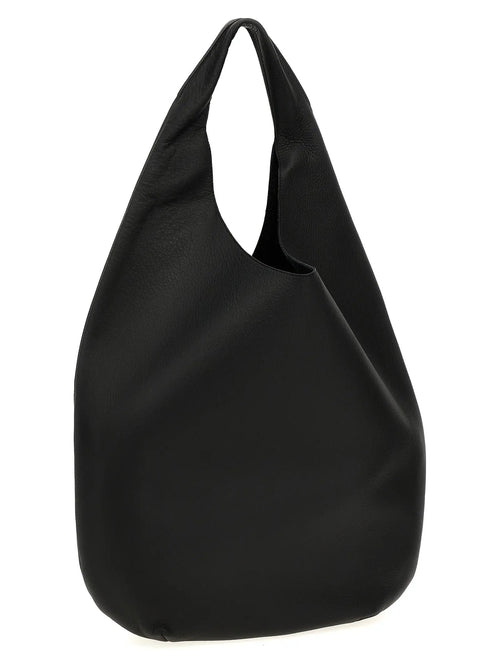 Sac bandoulière A.P.C. en cuir de veau noir