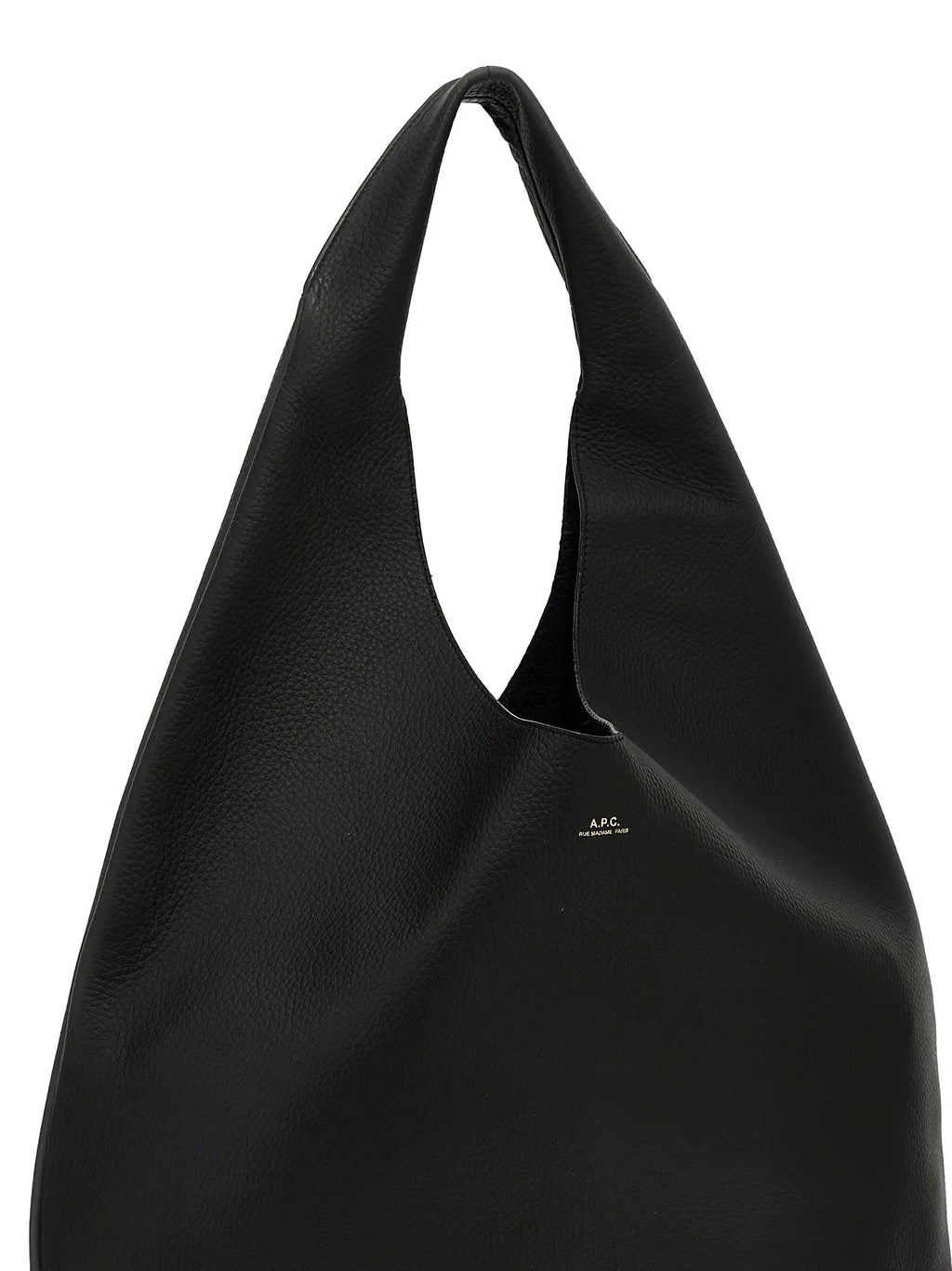 A.P.C. Black Calfskin Shoulder Bag