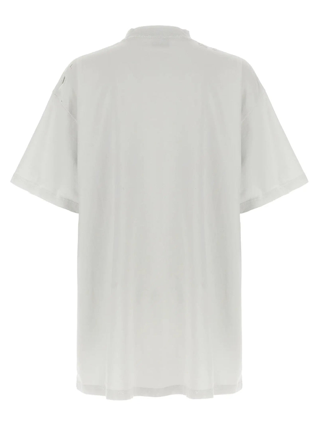 Balenciaga White Cotton T-Shirt