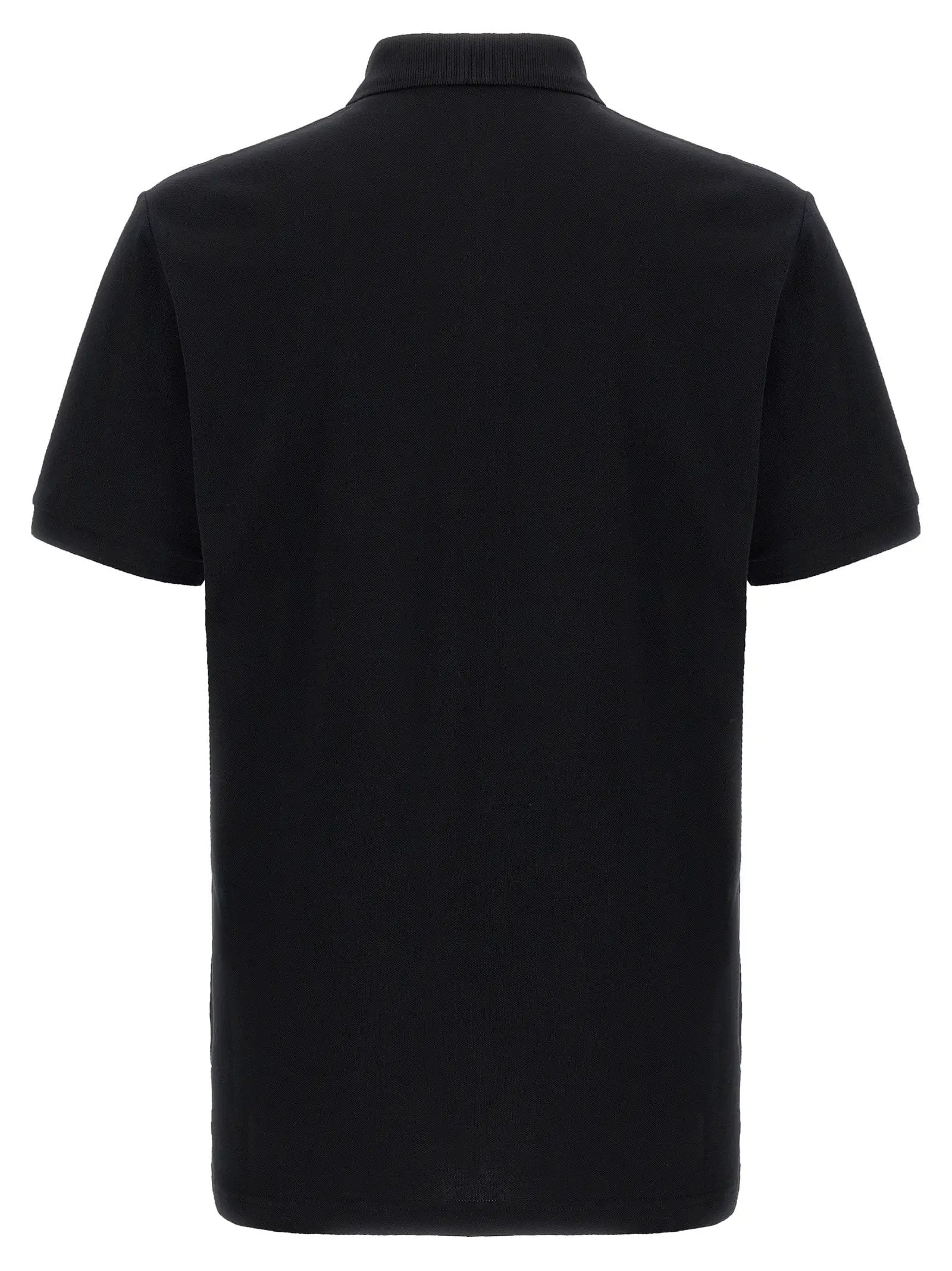 Moschino Black Cotton Polo Shirt