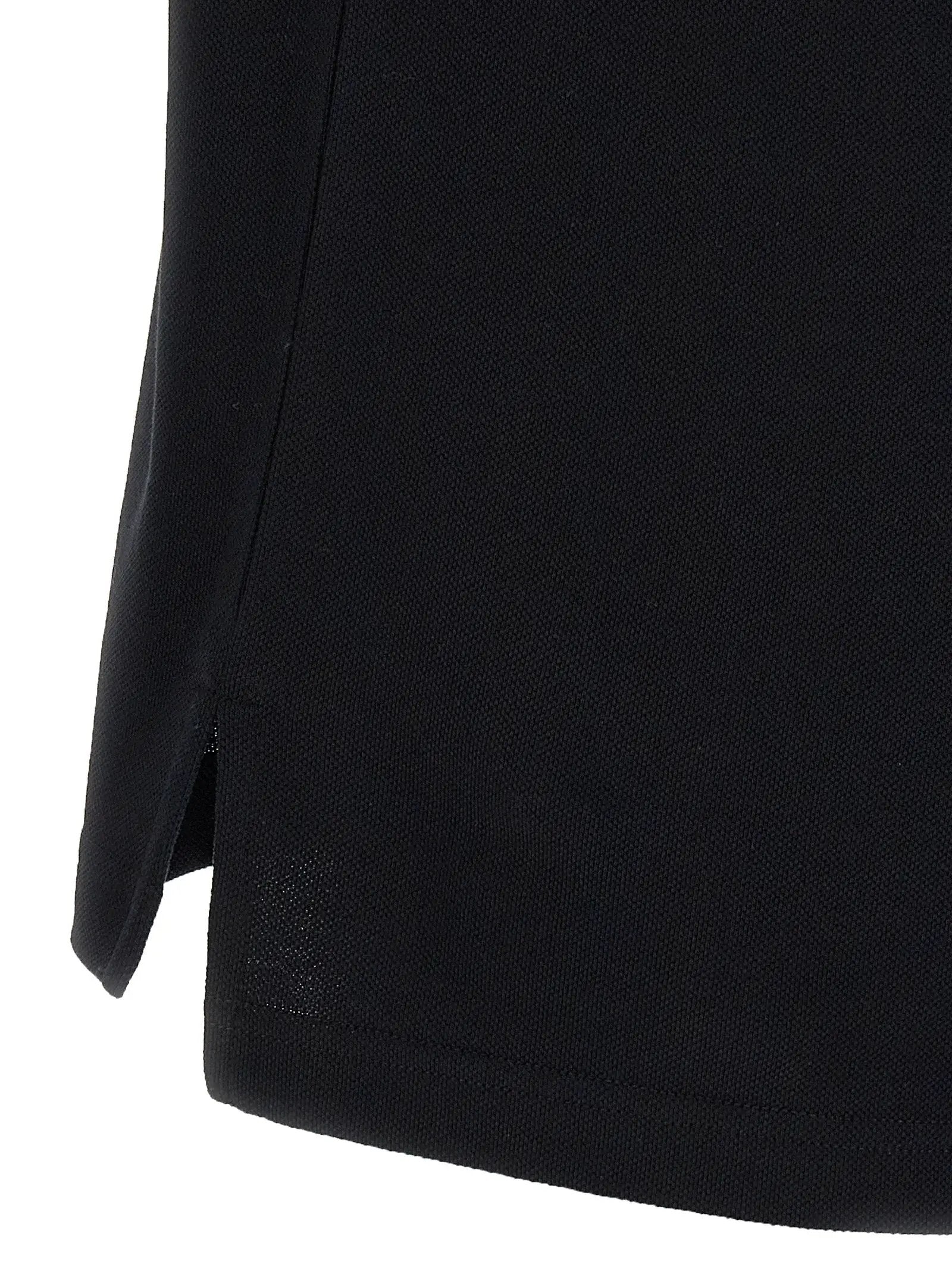 Moschino Black Cotton Polo Shirt