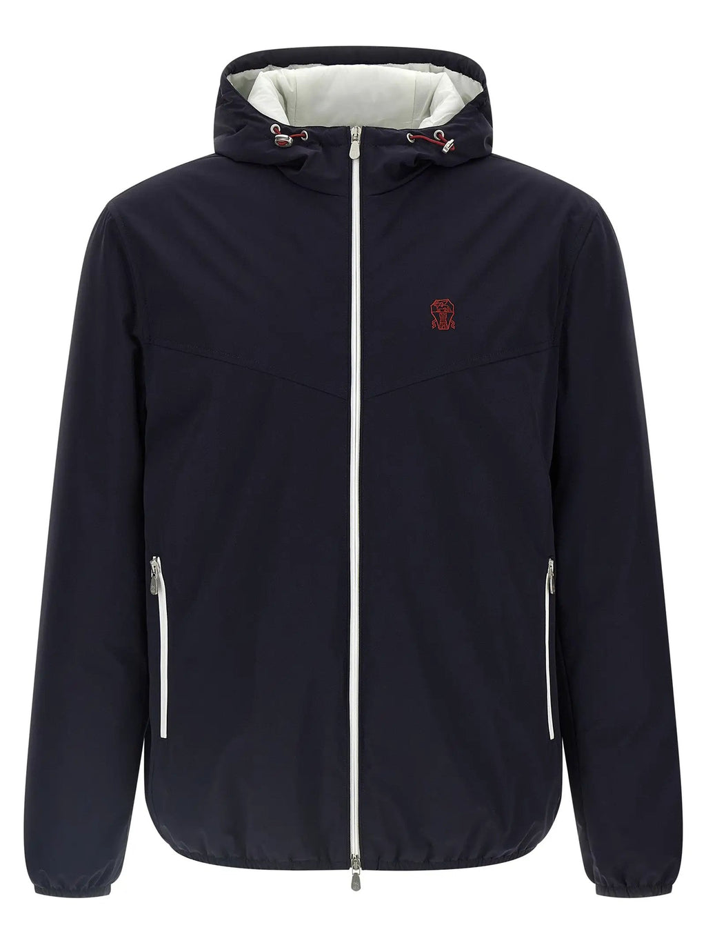 Veste Brunello Cucinelli bleue en polyamide