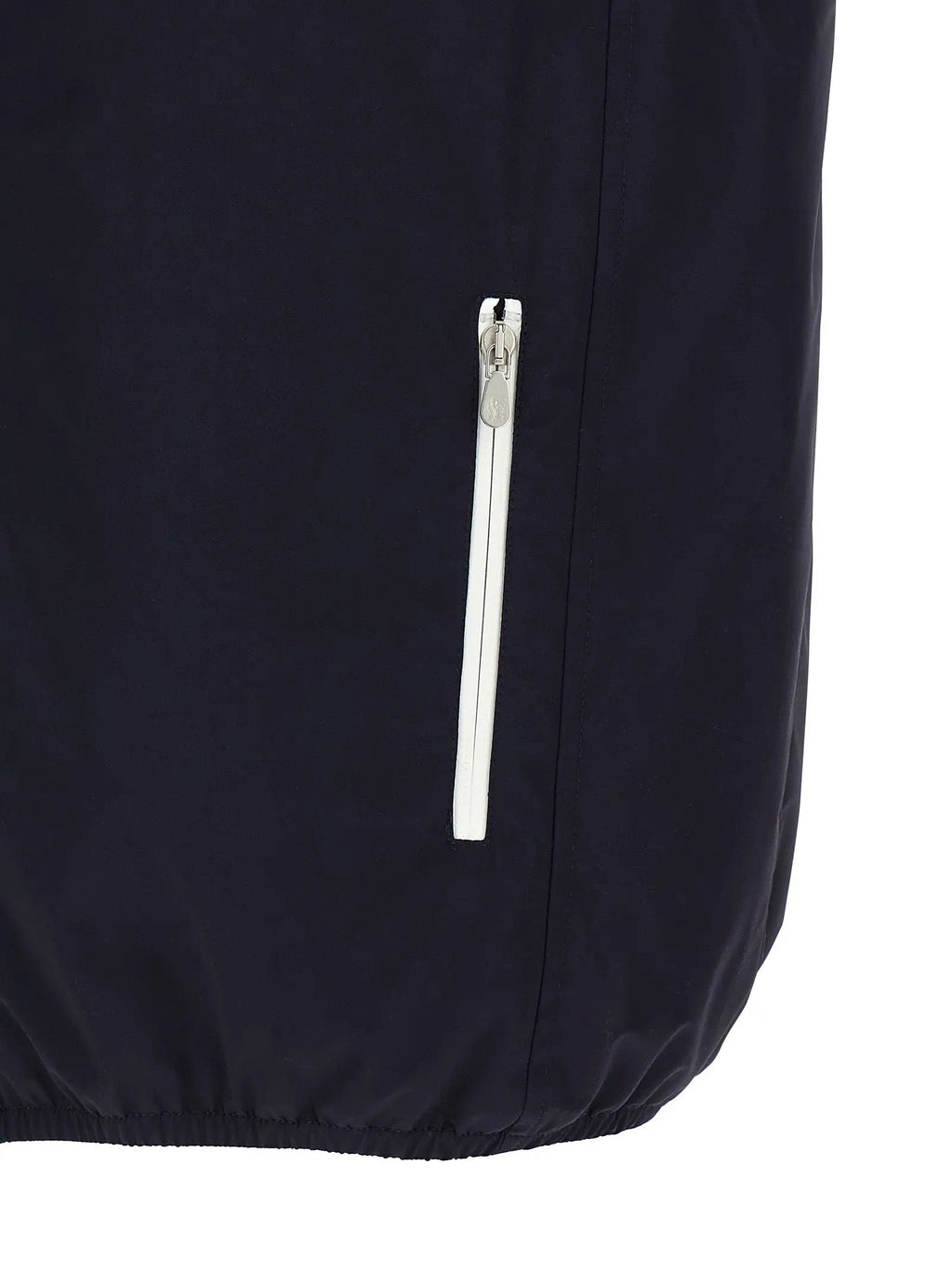 Brunello Cucinelli Blue Polyamide Sleeveless Jacket