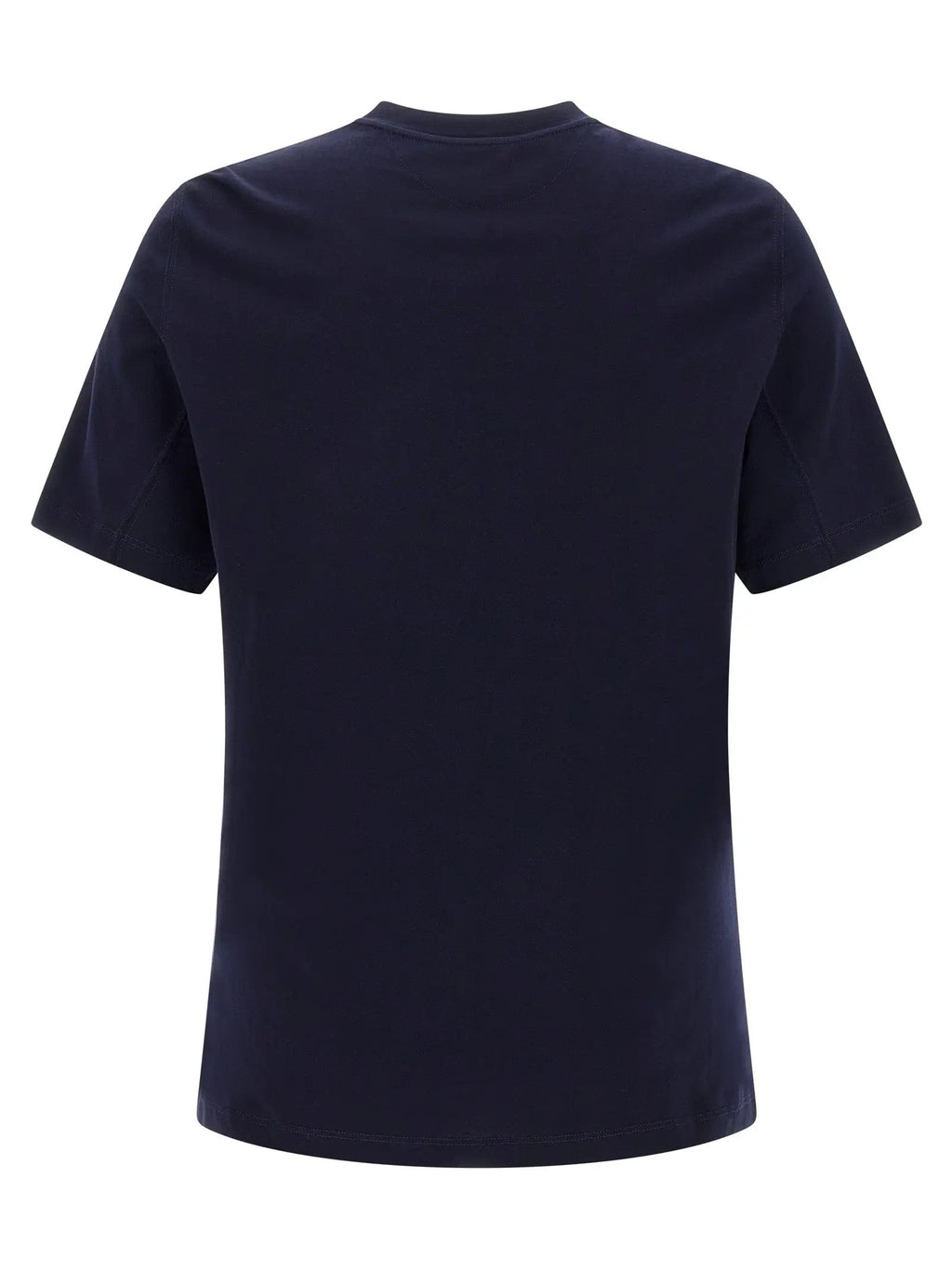 Brunello Cucinelli T-shirt en coton bleu