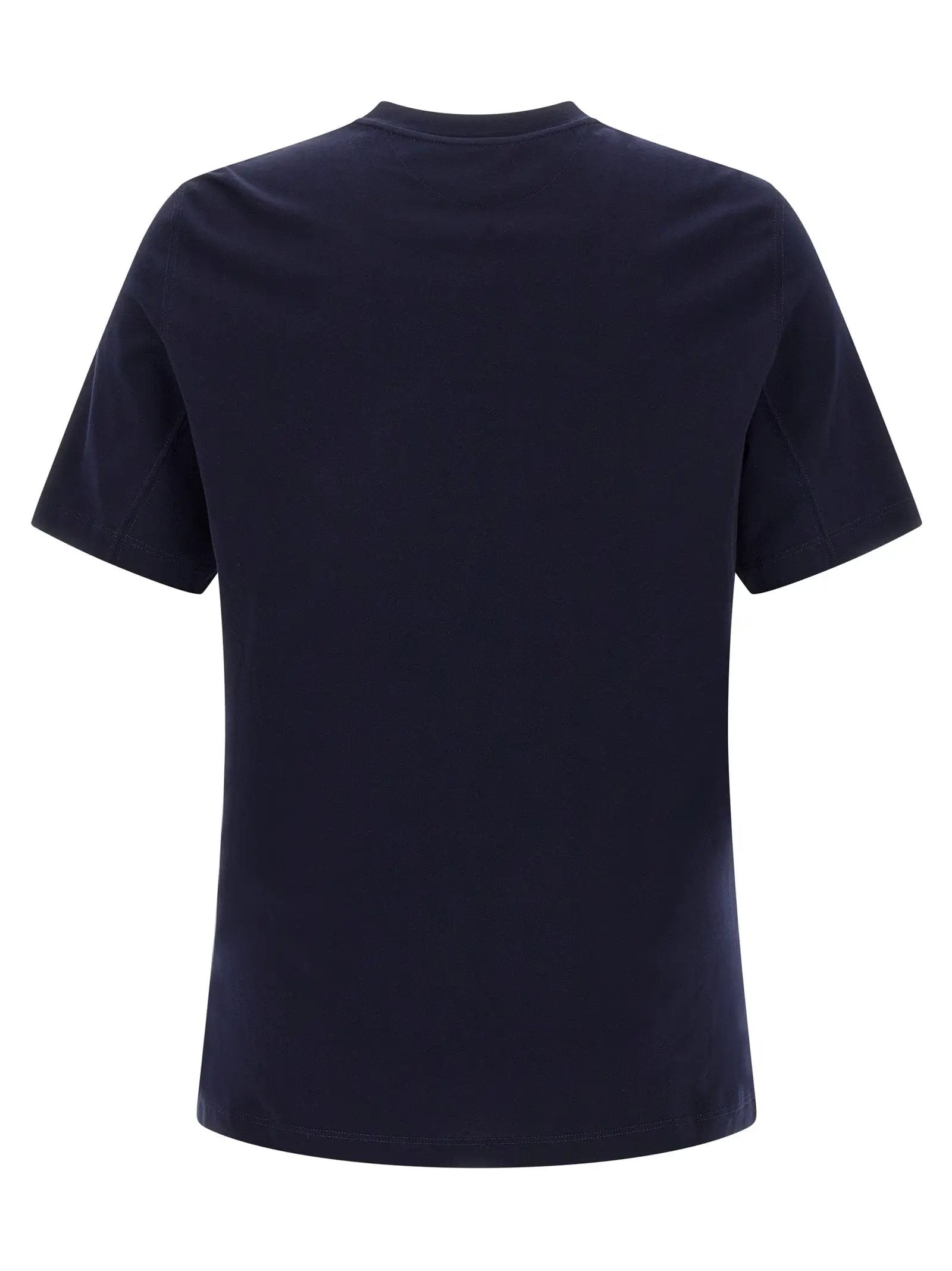 Brunello Cucinelli T-shirt en coton bleu