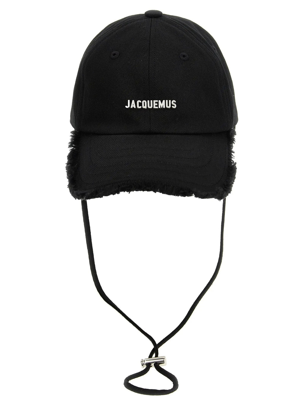 Jacquemus Black Cotton Cap (Baseball Hat)