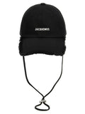 Jacquemus Black Cotton Cap (Baseball Hat)
