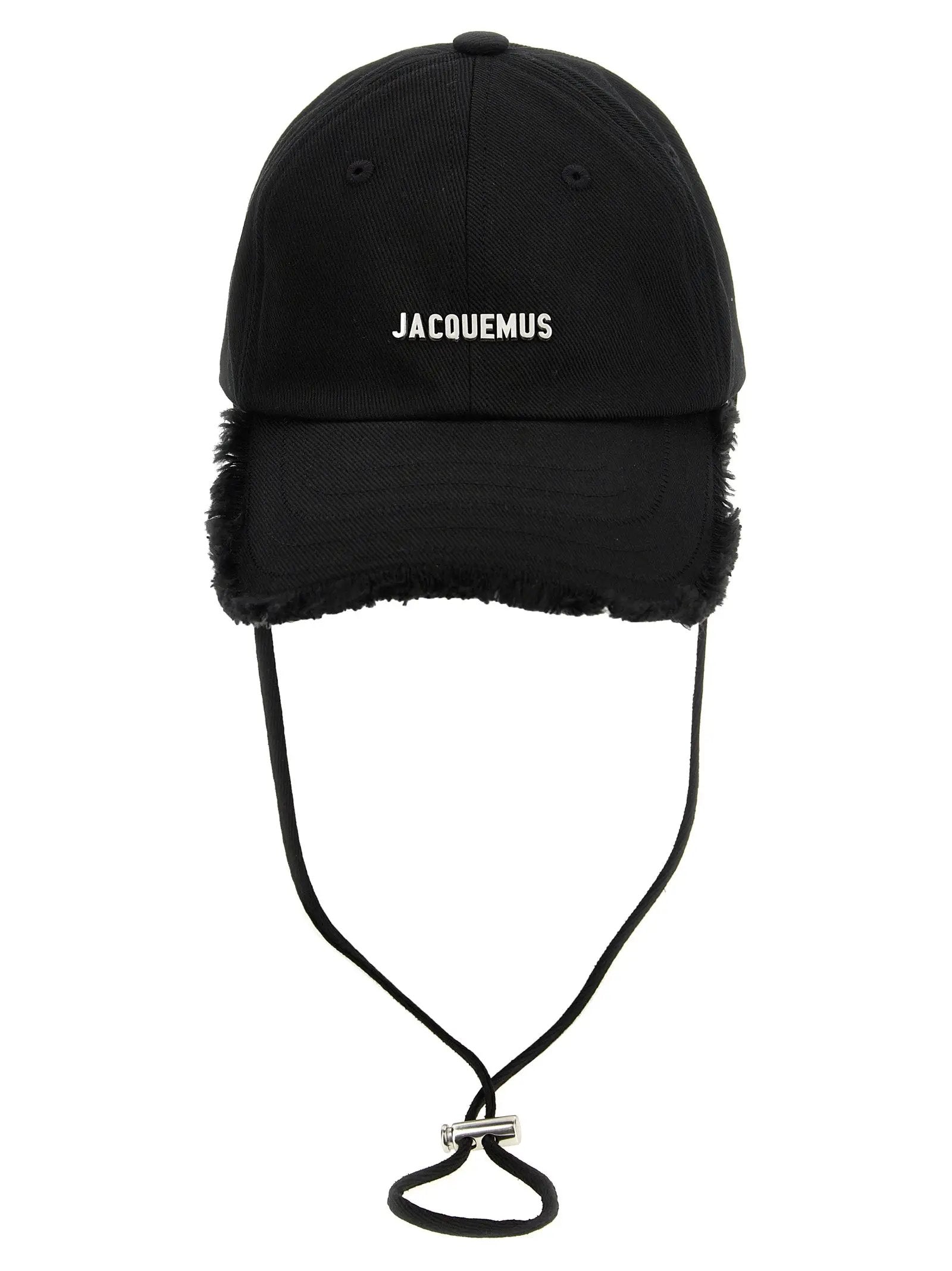 Jacquemus Black Cotton Cap (Baseball Hat)